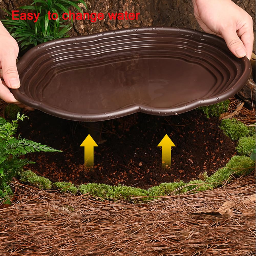 طبق الاستحمام الزواحف البرمائي - مراجعة Water Dish Reptile وسعره