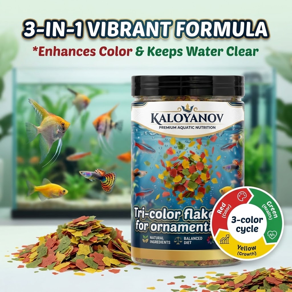 طعام أسماك فاخر بثلاثة ألوان غ - مراجعة Tetra Food Tropical Flakes وسعره