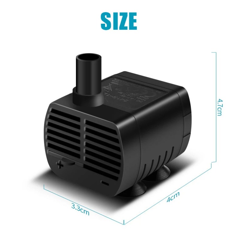 مضخة مياه USB صامتة لحوض السمك - مراجعة Terrarium Fogger Ultrasonic وسعره